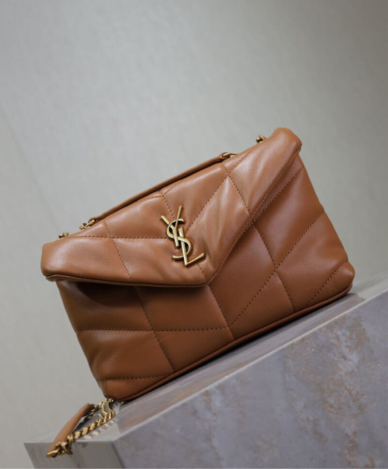 Saint Laurent Toy Puffer In Lambskin